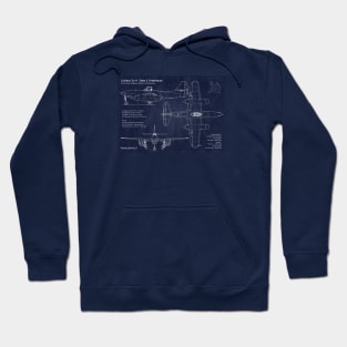 Sukhoi Su9 Blueprint Hoodie